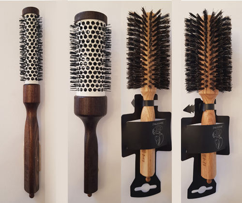 Elephant Wooden Round Hair Brush