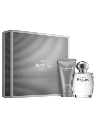 Lauder Pleasures For Men Coffret (Cologne 100ml + After Shave)