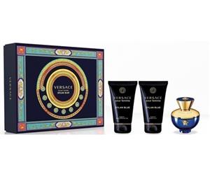 Versace Dylan Blue Coffret (Eau De Parfum 50ml + Body Lotion + Shower Gel)