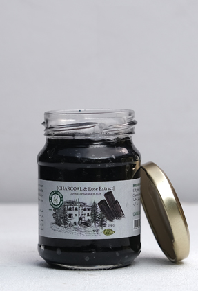 Khan Al Saboun Charcoal & Rose Extract Face Scrub