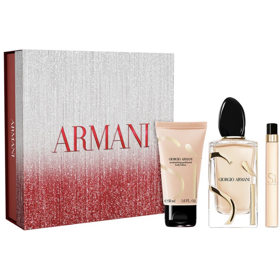 Giorgio Armani Si Gift Set (Eau De Parfum 100ml + 10ml + Body Lotion)