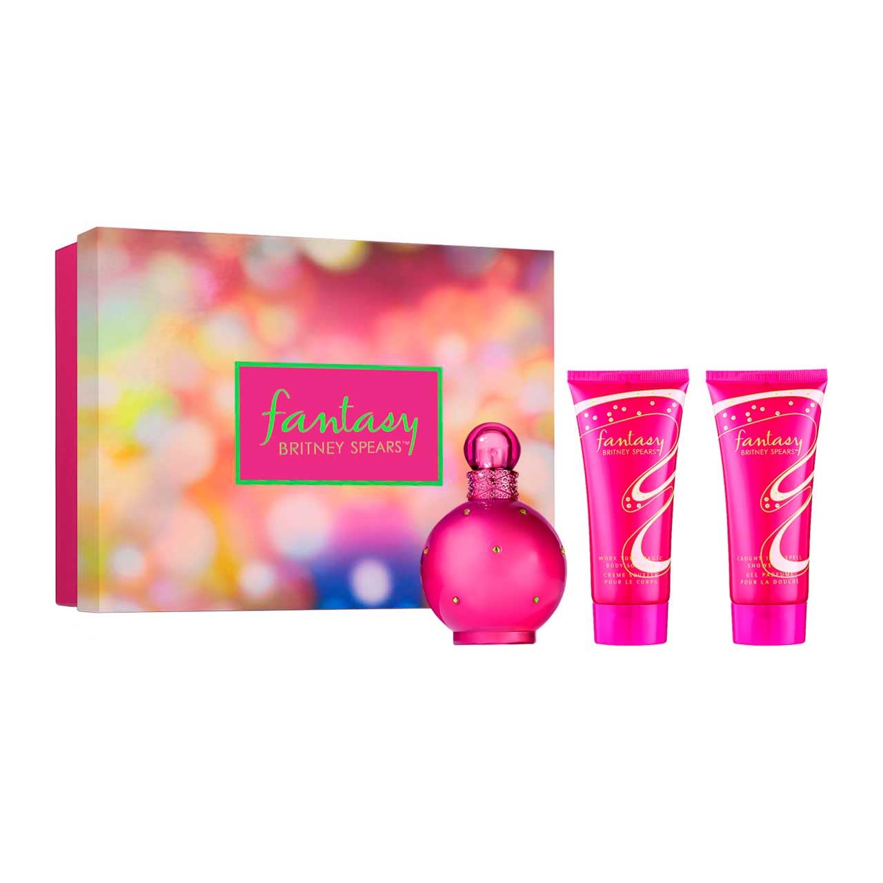 Britney Spears Fantasy Gift Set (Eau De Parfum 100ml + Shower Gel + Body Lotion)