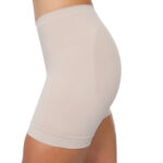 Plie' Laser Cut Cotton Bermuda Shorts Skin