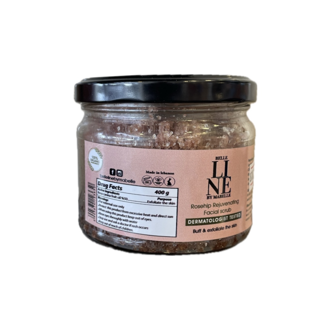 Belle Line Rosehip Rejuvenating Facial Scrub