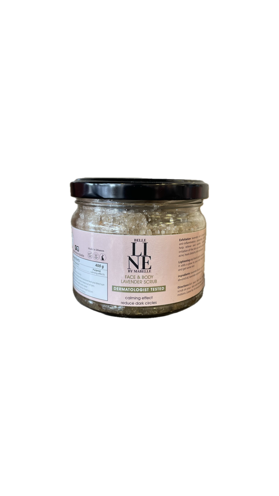 Belle Line Face & Body Lavender Scrub