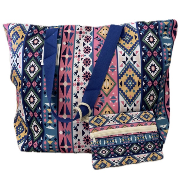 Beach Bag With Pouch - 02