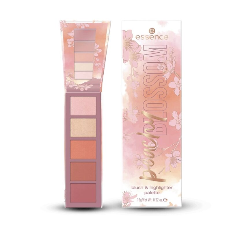Essence Peachy Blossom Blush & Highlighter Palette