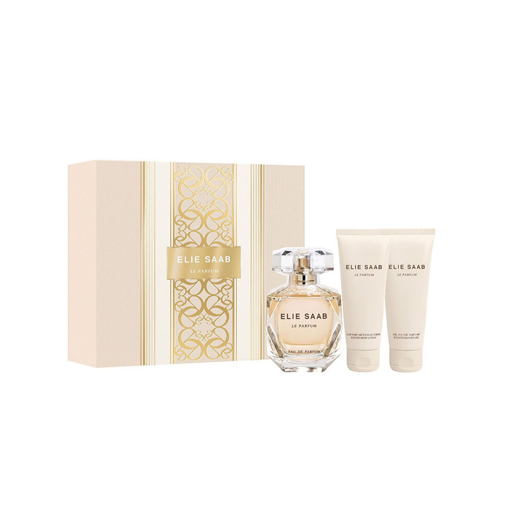 Elie Saab Le Parfum Gift Set (Eau De Parfum 90ml + Body Lotion + Shower Gel)