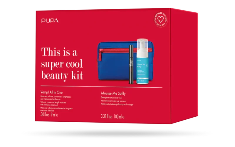 Pupa Kit (Vamp! All In One Mascara + Mousse Me + Pouch)