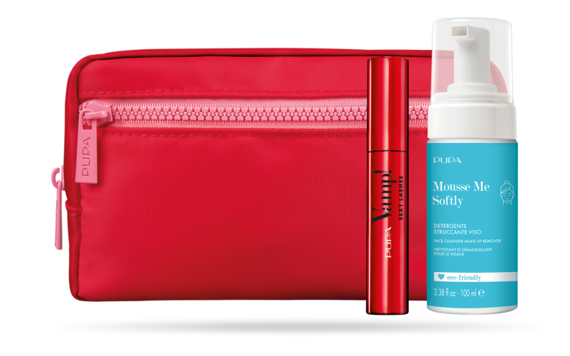 Pupa Kit (Vamp! Sexy Lashes Mascara + Mousse Me + Pouch)