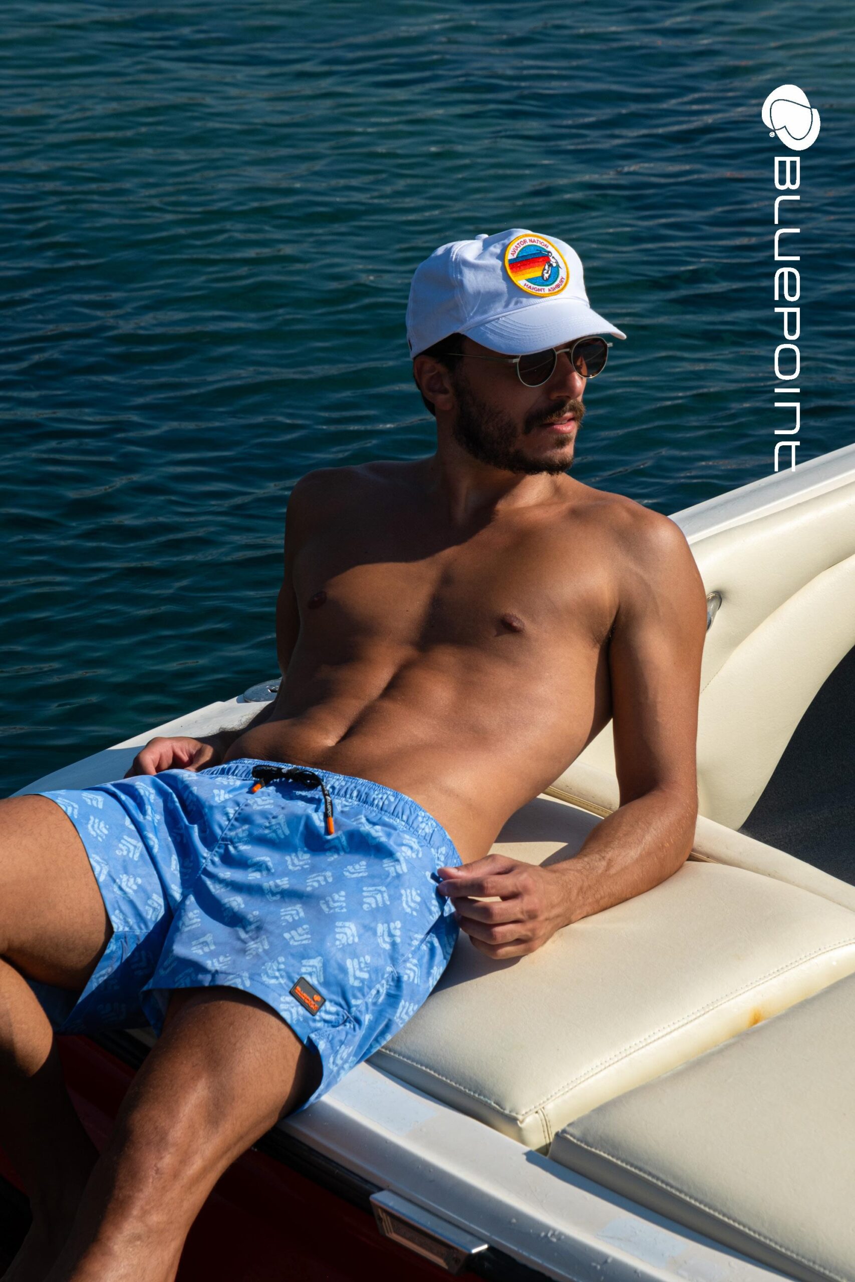 Bluepoint Printed Men's Short Swimwear - Color 09