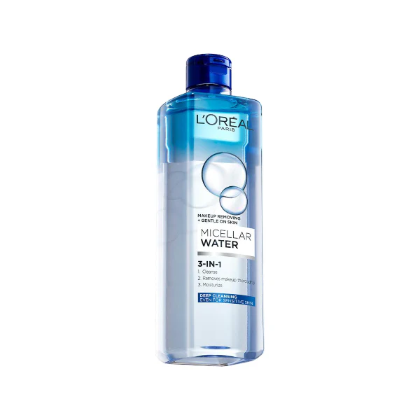 L’oreal 3-In-1 Deep Cleansing Micellar Water For Long Wear Makeup Remover 400ml