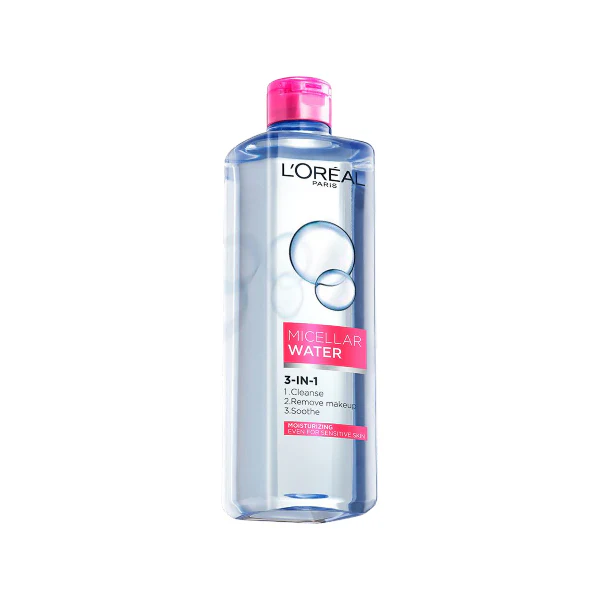 L’oreal 3-in-1 Refreshing Micellar Water For Dry To Normal Skin 400ml