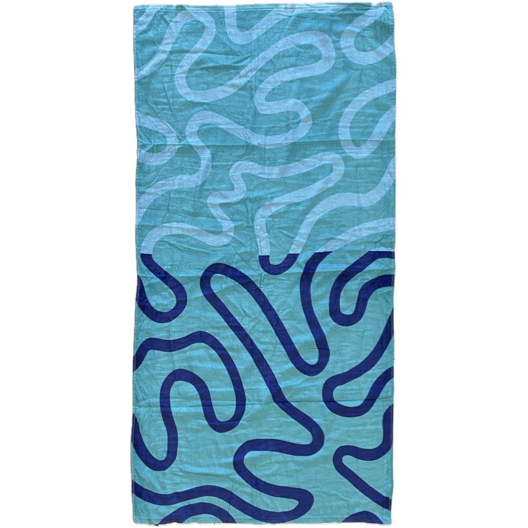 Blue Waters  Beach Towel