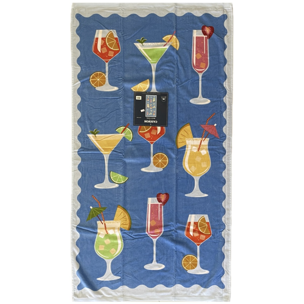 Cannon Happy Hour Beach Towel