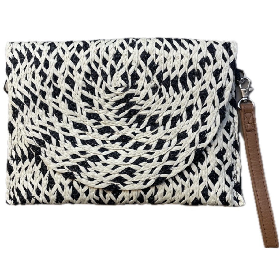 Black & Off White Pouch