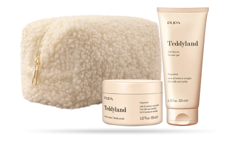 Pupa Teddyland Kit (Shower Gel + Body Butter) - Oat Milk & Vanilla