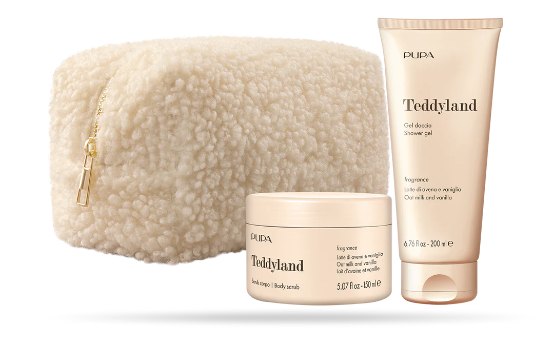 Pupa Teddyland Kit (Shower Gel + Body Butter) - Oat Milk & Vanilla