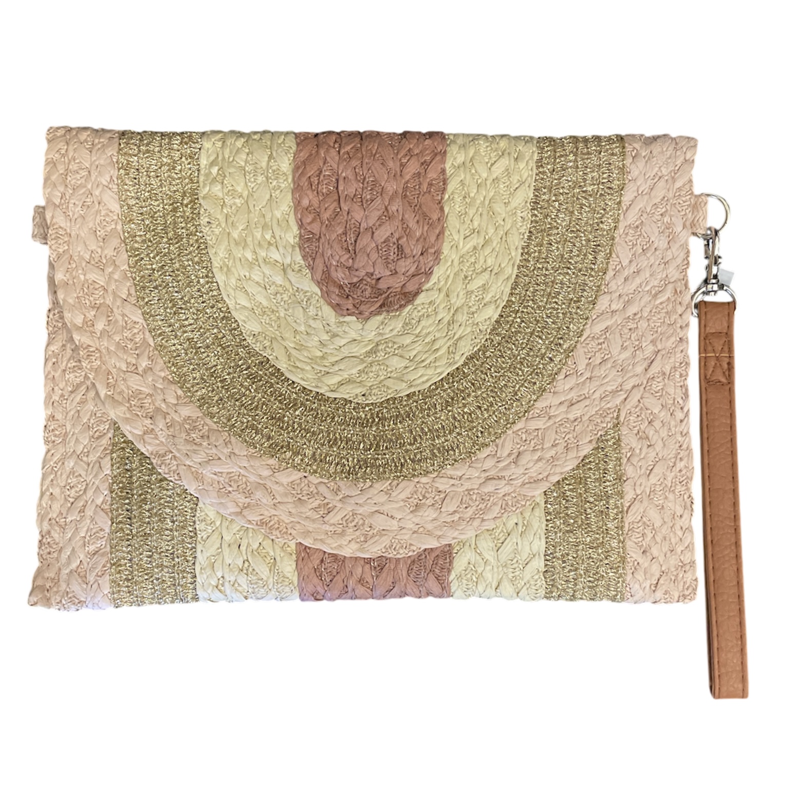 Light Pink & Gold Pouch