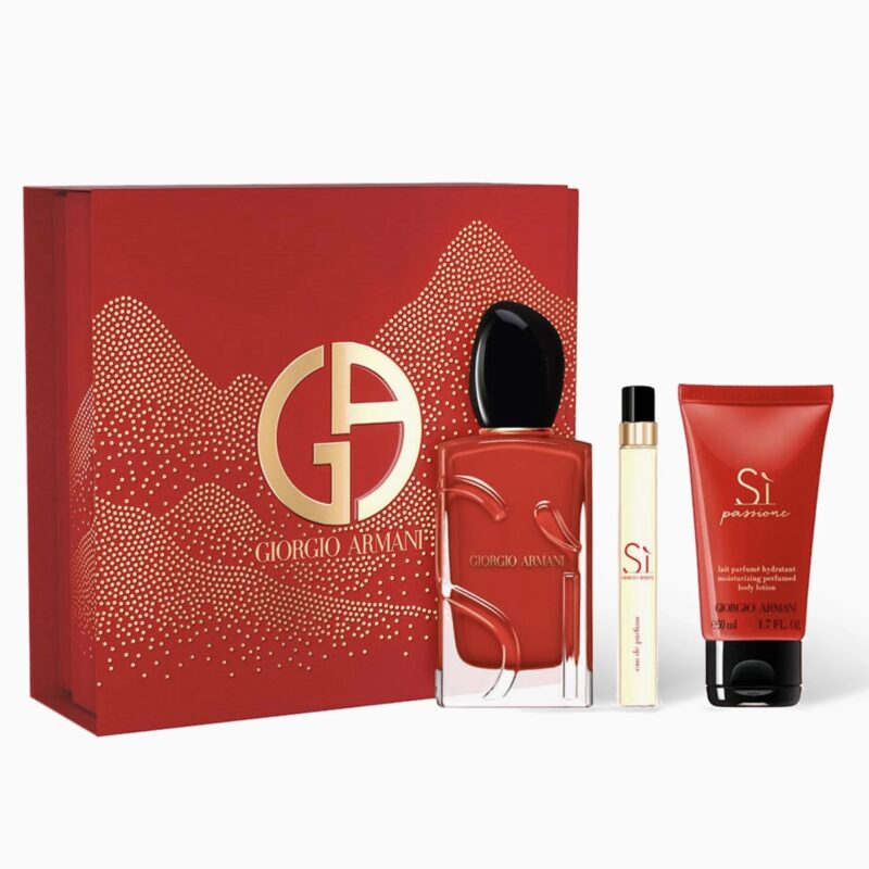 Giorgio Armani Si Passione Gift Set (Eau De Parfum 100ml + 10ml + Body Lotion)