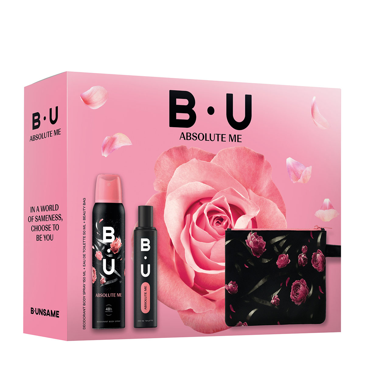 B.U Absolute Me Gift Set (Eau De Toilette 50ml + Deodorant + Bag)