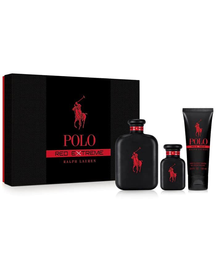 Polo Ralph Lauren Red Extreme Gift Set (Parfum 125ml + Deostick + Shower Gel)