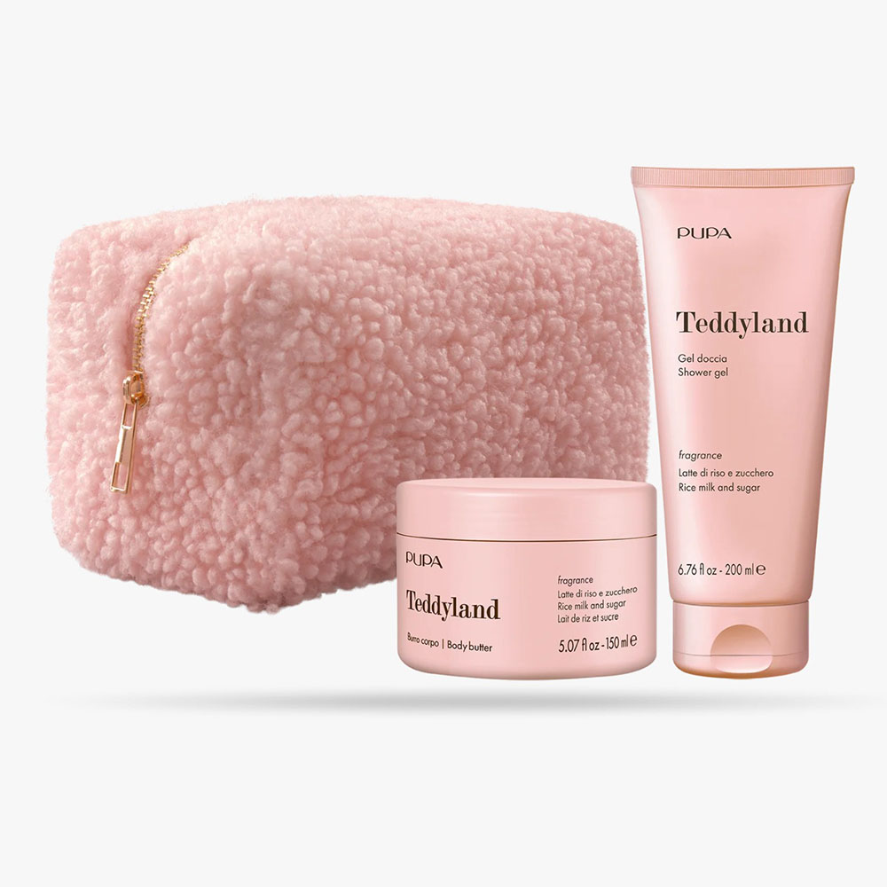 Pupa Teddyland Kit (Shower Gel + Body Butter) – Rice Milk & Sugar
