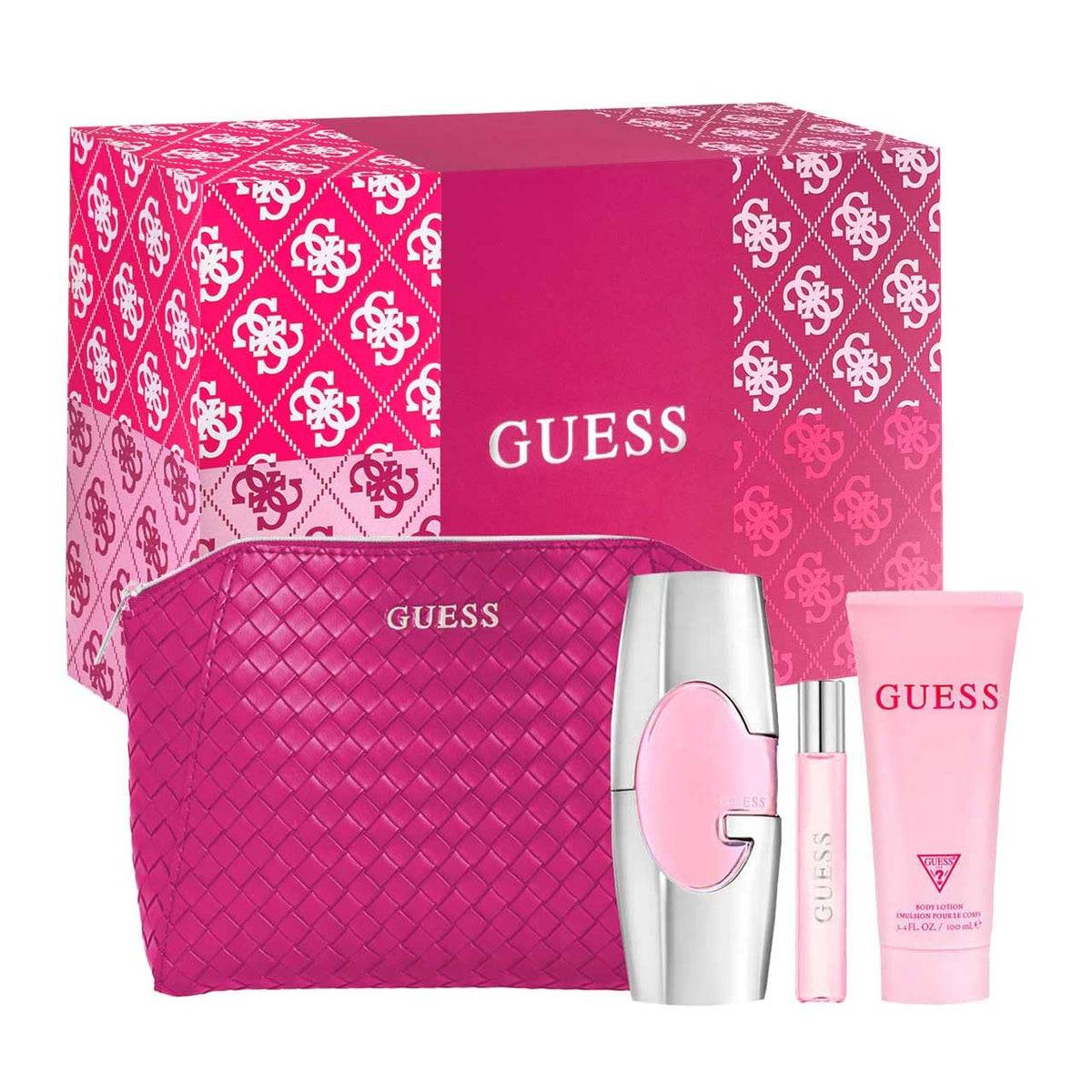 Guess Gift Set (Eau De Parfum 75ml + 15ml + Body Lotion)