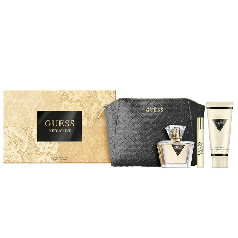 Guess Seductive Gift Set (Eau De Toilette 75ml + 15ml + BL + Pouch)