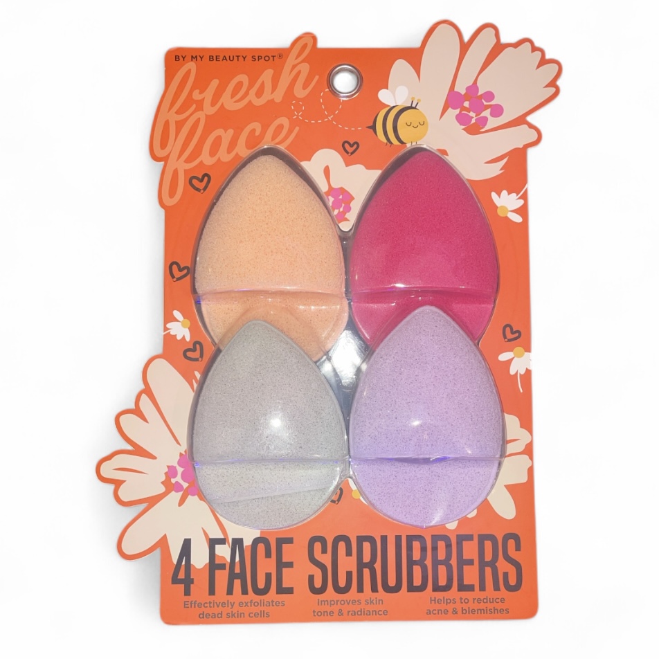 Fresh Face By My Beauty Spot 4 Face Scrubbers
