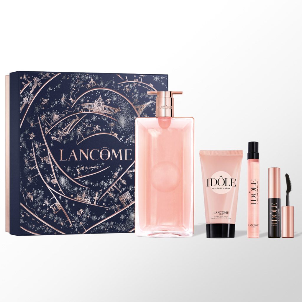 Lancome Idole Gift Set (Eau De Parfum 100ml+10ml+Body Lotion+Mascara)