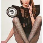 FenBao Strass-ed Fishnet Fashion Collant