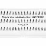 Model Rock Lashes Individual Regular Short Knot Free