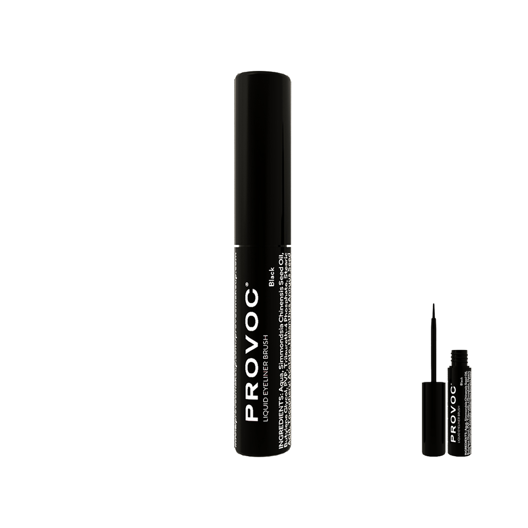 Provoc Liquid Eyeliner Brush Black
