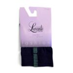 Levante Calzino 40Den Unica Nero Verde E741