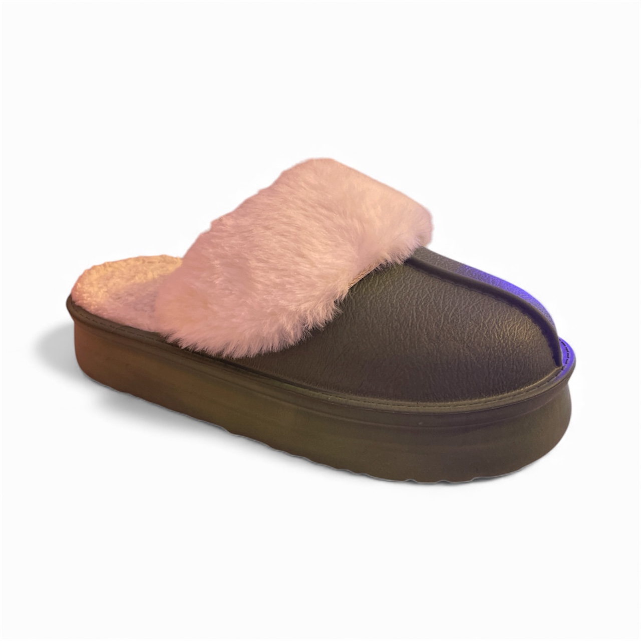 Green Petrol Rubber Slipper 36-37