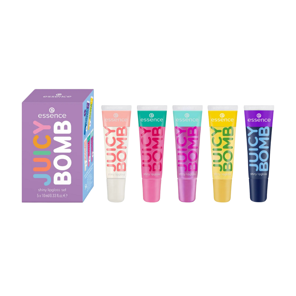 Essence Juicy Bomb Shiny Lipgloss Set 5x10ml