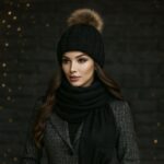 Black Winter Beanie Hat