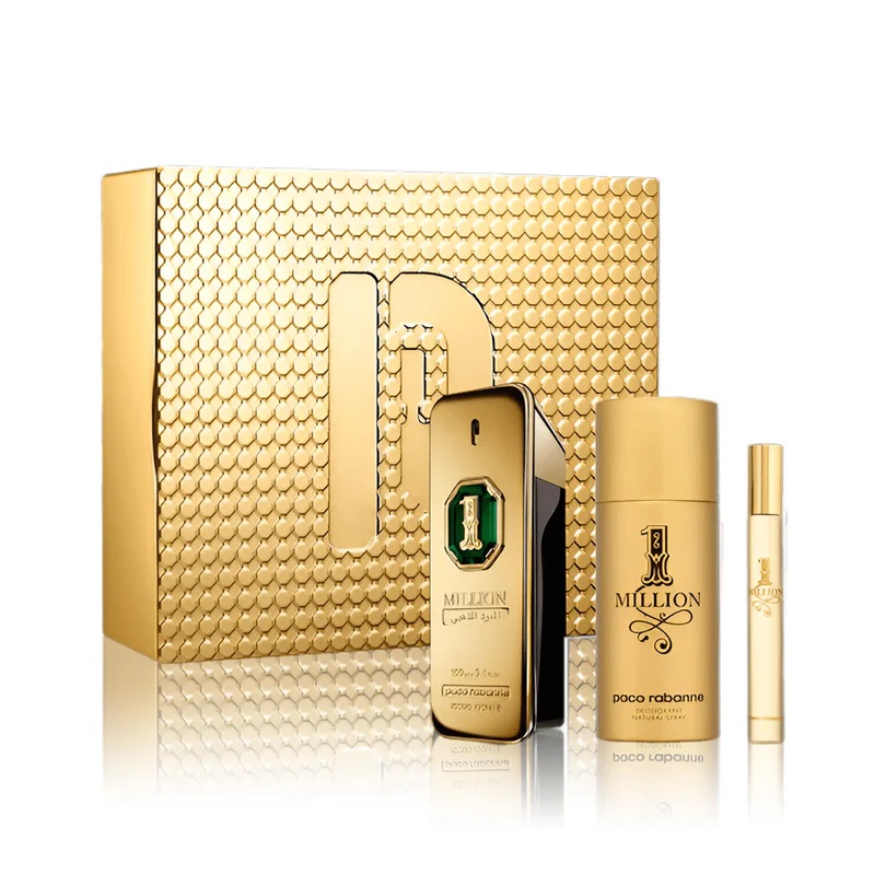 Paco Rabanne 1 Million Golden Oud Gift Set (Eau De Parfum 100+10ml+Deo)