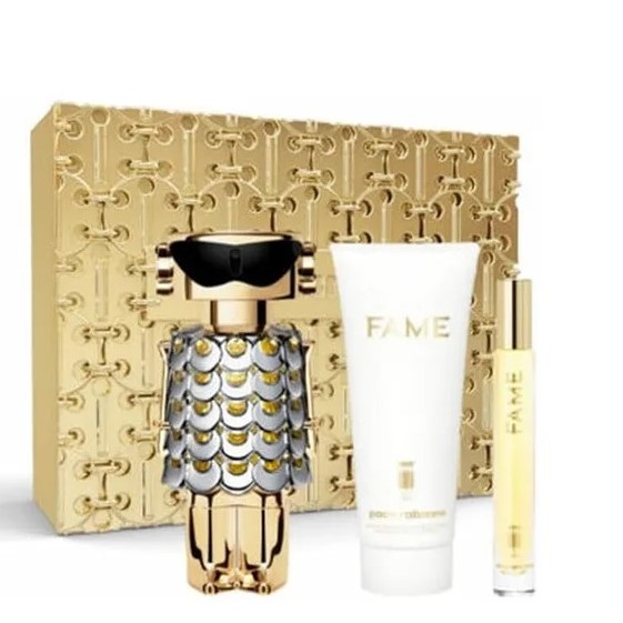 Paco Rabanne Fame Gift Set (Eau De Parfum 80+10ml+Body Lotion)
