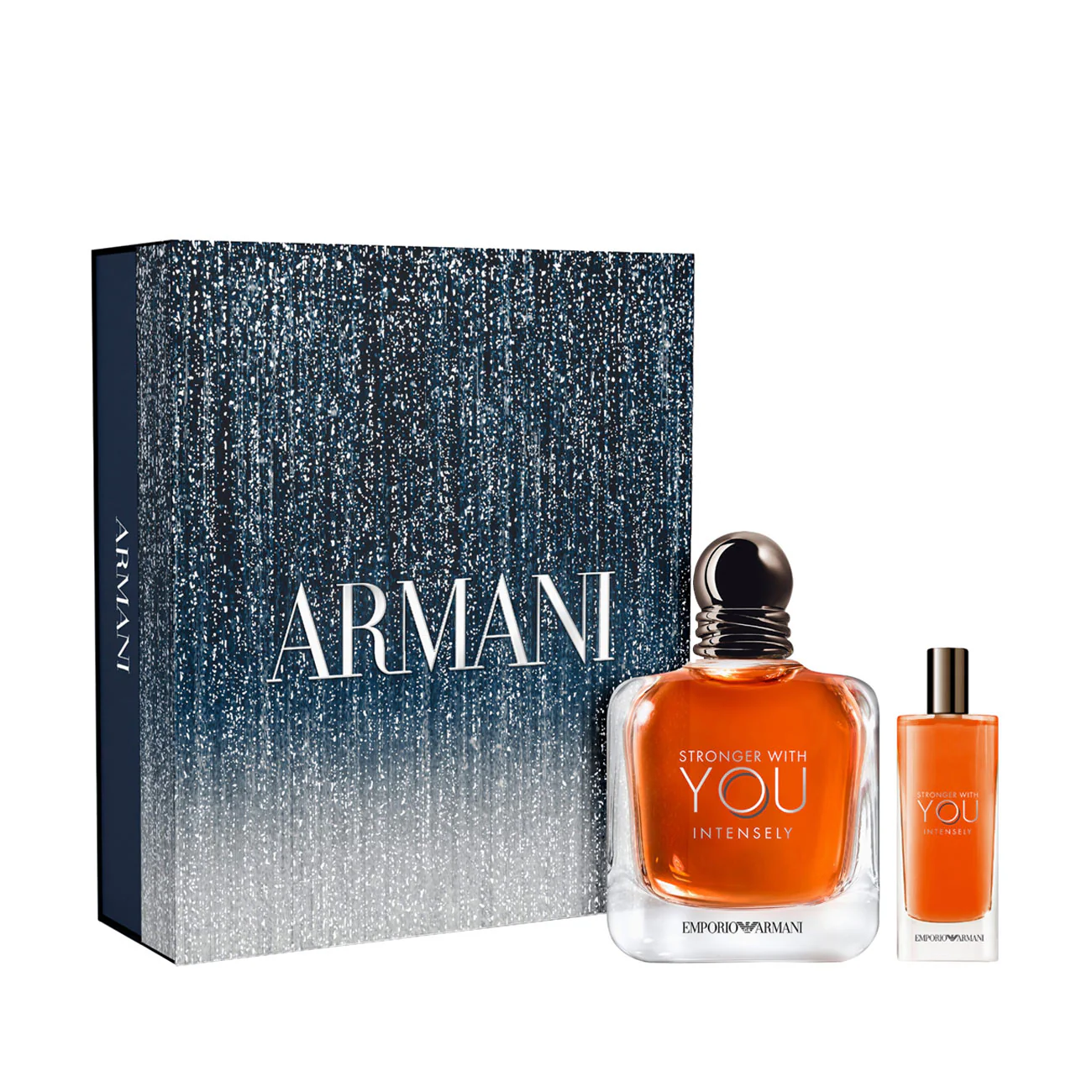 Giorgio Armani Stronger With You Intensely Gift Set (Eau De Parfum 100+15ml)