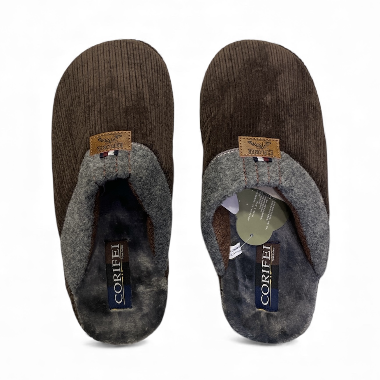 Corifei Brown Men's Slipper