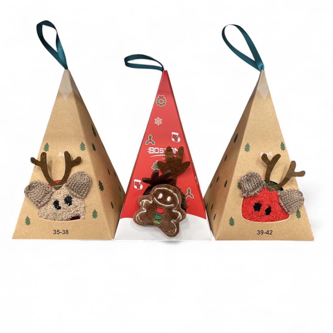 Christmas Socks Pyramid Package