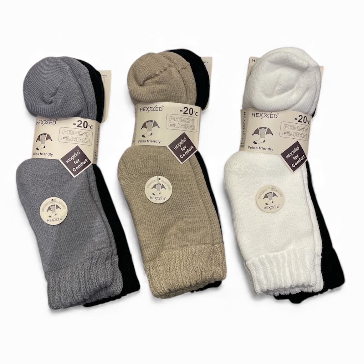 Hexxed Frost Guard Veins Friendly Socks - 2 Pairs