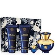 Versace Dylan Blue Gift Set (Eau De Parfum 100+5ml+Shower Gel + Body Lotion)