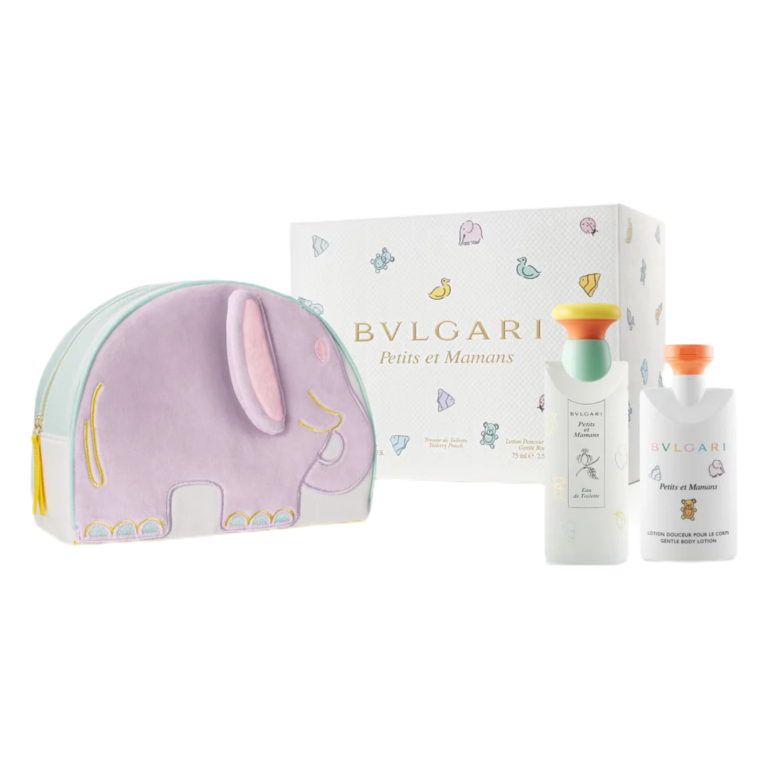 Bvlgari Petits Et Mamans Gift Set (Eau De Toilette 100ml + Body Lotion + Pouch)