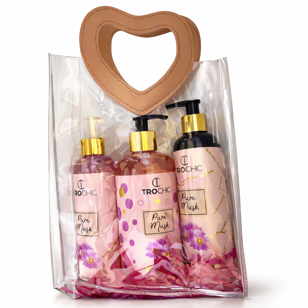 Tro Chic Valentine Gift Set (Body Splash + Lotion + Shower Gel)