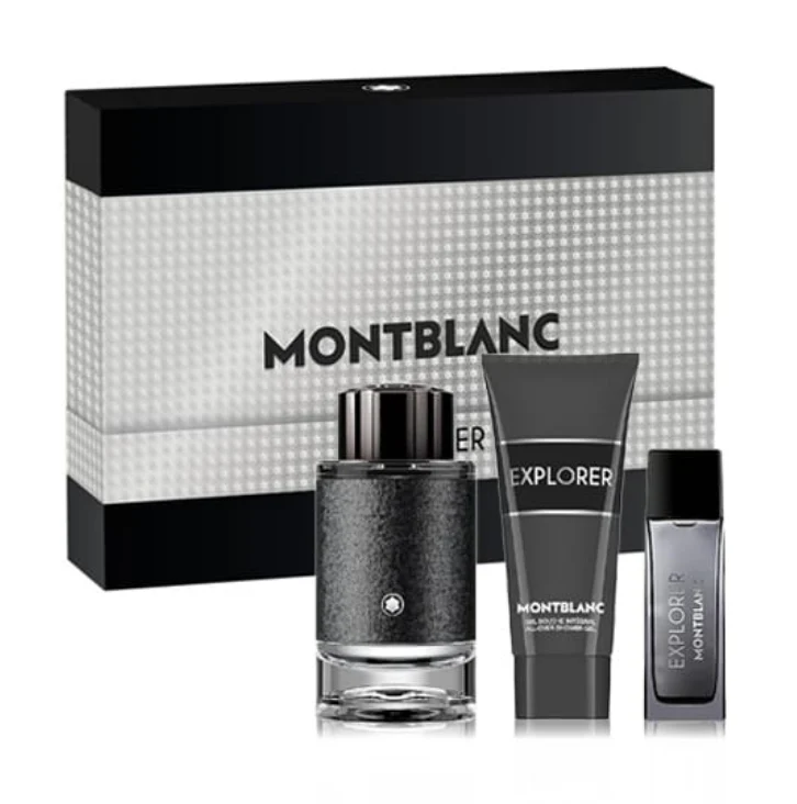 Mont Blanc Explorer Gift Set (Eau De Parfum 100ml + 15ml + Shower Gel)