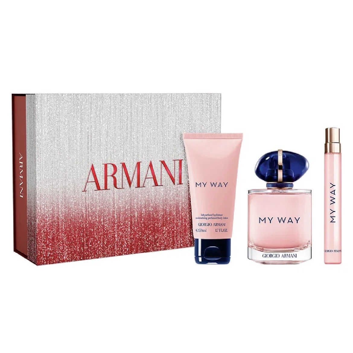 Giorgio Armani My Way Gift Set (Eau De Parfum 90ml + 10ml + Body Lotion)