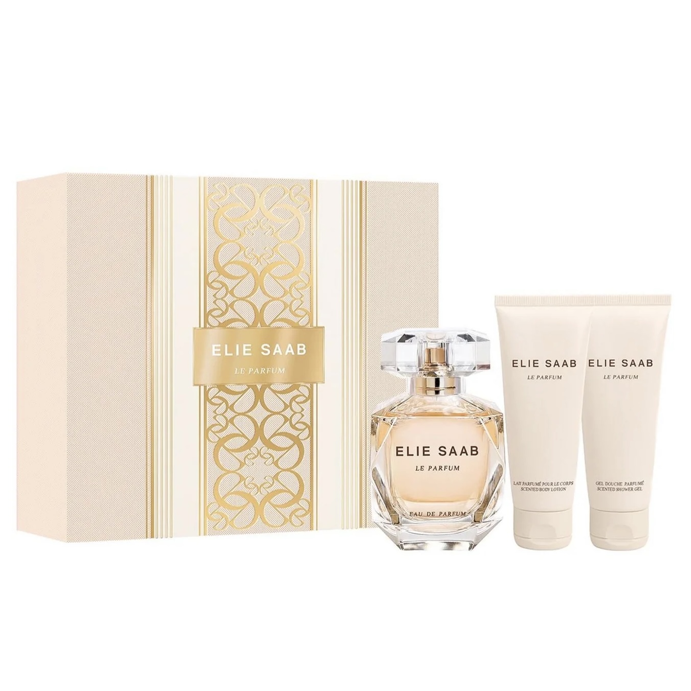 Elie Saab Le Parfum Gift Set (Eau De Parfum 90ml + Shower Gel + Body Lotion)
